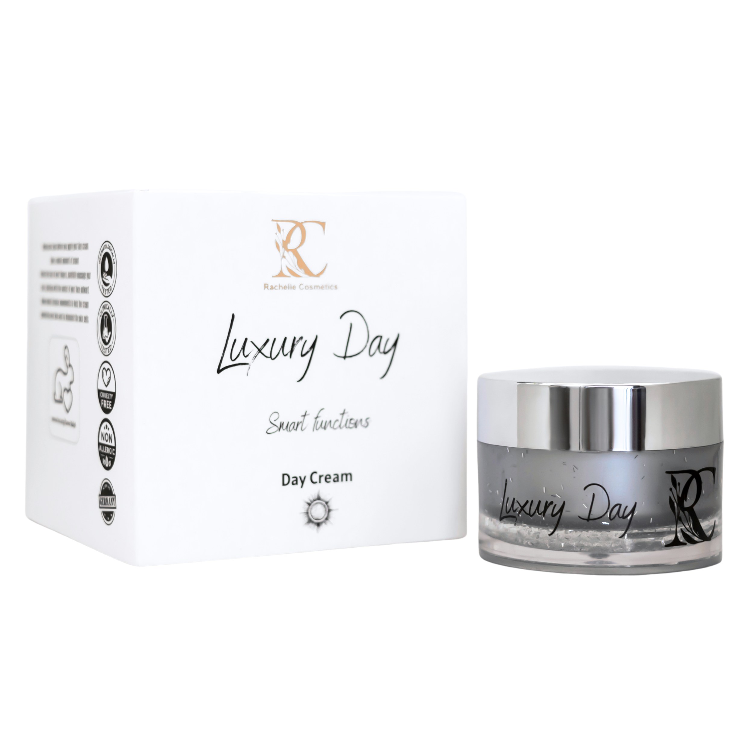 کرم جوان کننده راشل مدل luxury day حجم 50 میلی لیتر